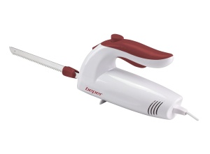 Cutit electric Beper BP.790, 150W, lame inox autoascutibile, albrosu