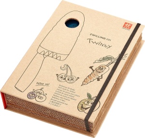 Cutit pentru copii ZWILLING Twinny 10 cm, inox, maner plastic, albastru - Img 9