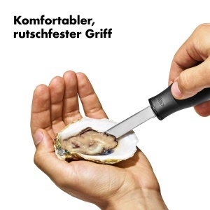 Cutit pentru deschidere stridii OXO Good Grips, otel inoxidabil, maner ergonomic - Img 4