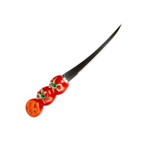 Cutit pentru Rosii FACKELMANN 43231, 20 cm, Culoare Rosie