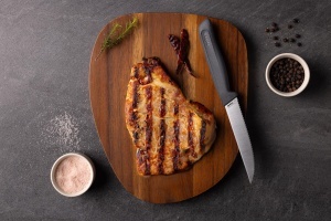 Cutit pentru Steak Zyliss 11 cm, lama din otel german, maner din grau - Img 6