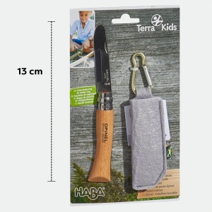 Cutit pliabil HABA Terra Kids pentru copii, cu protectie, din inox, 6 ani - Img 6