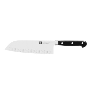 Cutit Santoku ZWILLING Professional S, 18 cm, otel inoxidabil, maner plastic negru