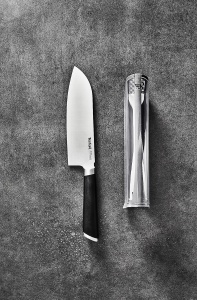 Cutit Tefal Eversharp Santoku 165 cm Negru cu Sistem de Ascutire Integrat - Img 9