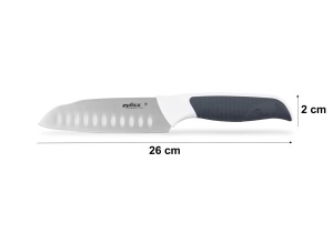 Cutit Zyliss Comfort Mini Santoku Otel Japonez Maner GriAlb Rezistent la Spalare Automata - Img 2