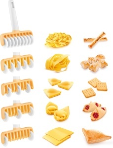 Cutter pentru aluat Tescoma DELICIA cu 18 forme, din plastic, usor de curatat - Img 5