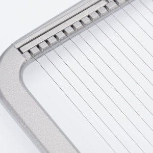 Cutter pentru cartofi fierti si mozzarella Westmark Rondex, gri, din aluminiu si otel inoxidabil - Img 4