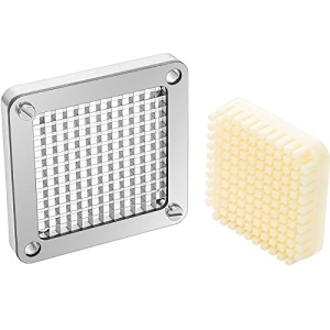 Cutter pentru legume VEVOR, 6,4 mm, 3 cutite de schimb, otel inoxidabil - Img 10