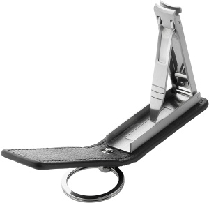 Cutter unghii ZWILLING cu breloc, negru, din otel inoxidabil