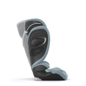 CYBEX Gold Scaun auto pentru copii Solution G2 Plus, De la aproximativ 3 la 12 ani (100 - 150 cm), Max. 50 kg, Pentru masini cu si fara ISOFIX, Stormy Blue (Blue) - Img 6