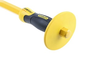 Dalta plata cu protectie pentru mana STANLEY FatMax 4-18-332, 25 mm, otel crom-vanadiu, pentru flise si beton - Img 3