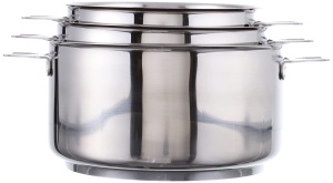 De Buyer 3491.03 Cratita rasucita, 3 bucati, 16/18/20 cm - Img 3