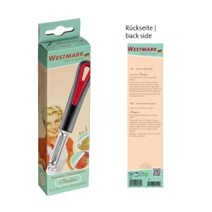 Decapator de rosii si kiwi Westmark 2946RT60, inox, design retro, 18.5 x 2.2 cm - Img 3