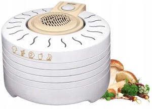 Dehidrator MPM MSG-03, 4 Tava, 250W, Alb - Img 1