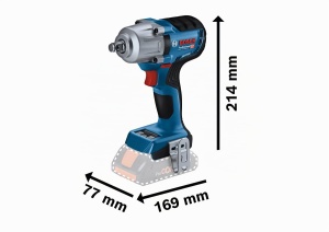 Demonstrare cu impact Bosch GDS 18V-450 HC, Anziehmoment 450 Nm, Losbrechmoment 800 Nm - Img 3