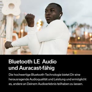 Denon AH-C840NCW True Wireless Bluetooth Casti Intraauriculare Cu Anulare Activa A Zgomotului, Casti Rezistente la Apa cu Calitate Clara a Apelurilor - Negru - Img 6