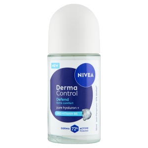 Deodorant Antitranspirant NIVEA Derma Control Defend, 50 ml, 72 ore protectie, cu Hyaluron
