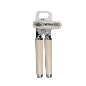 Deschizator de conserve KitchenAid din otel inoxidabil - Crem Almond, ergonomic