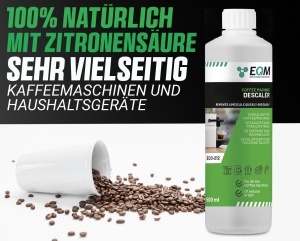 Detartrant EQM ECO-212 - 500 ML - 100 Natural, Ideal pentru Cafele - Img 4