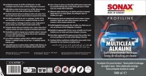 Detergent alcalin SONAX PROFILINE MultiClean 1L - pentru curatare auto - Img 2