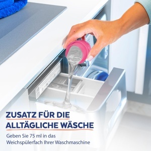 Detergent de rufe Sagrotan Wasche-Hygienespuler Sensitiv, 5 x 1,2 l, Fara parfum - Img 8