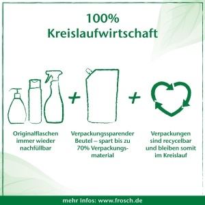 Detergent de vase Frosch Aloe Vera, 500 ml, formula sensibila - Img 6