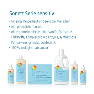 Detergent lichid pentru rufe Sonett cu ulei de masline, 1L, pentru lana si matase - Img 3