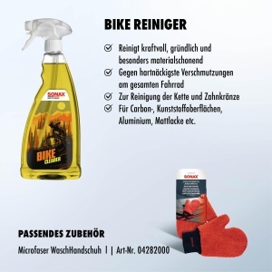 Detergent pentru biciclete SONAX Sonderedition 1 Litru - Curatare eficienta, compatibil cu E-Bike - Img 3