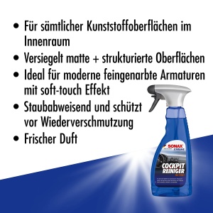 Detergent pentru bord SONAX XTREME Matt-Effekt 500 ml, protectie si curatare - Img 3