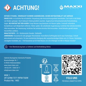 Detergent universal Maxxi Clean 750 ml pentru aspiratoare cu functie de mop - Img 9