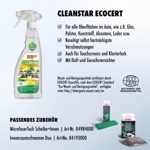 Detergent universal SONAX CleanStar 750 ml - pentru interior auto si suprafete delicate - Img 3