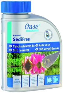 Dezinfectant pentru apa de iaz OASE AquaActiv SediFree 500 ml - Reducere alge, granule cu oxigen activ