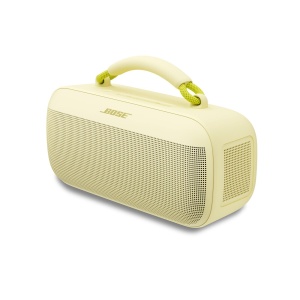 Difuzor portabil Bose SoundLink Max, boombox portabil Bluetooth mare cu baterie, cutii de difuzoare rezistente la apa, durata de viata a bateriei de pana la 20 de ore, USB-C, intrare AUX incorporata de 3,5 mm, galben citrice - Img 1