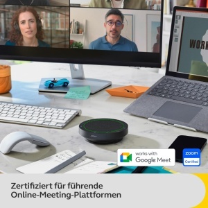 Difuzor portabil Jabra Speak2 55 Bluetooth 4 microfoane audio wideband culoare gri inchis - Img 7