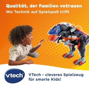 Dinozaur Transformabil VTech Switch and Go Dinos Super-T-Rex 3-in-1 cu LCD si Sunete - Img 8