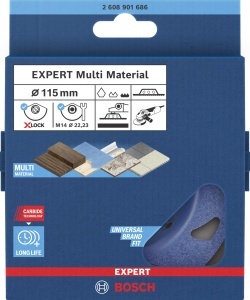 Disc diamantat Bosch EXPERT Multi Material, 115 mm, pentru slefuire eficienta - Img 2