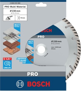 Disc diamantat Bosch Professional 230 x 22,23 mm pentru taiere beton si zidarie - Img 2