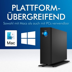 Discul Duro Extern LaCie 4TB d2 Professional USB-C, Viteza 240MBs, Aluminiu - Img 4