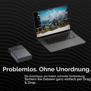 Discul extern Seagate 20TB One Touch USB-C - HDD desktop, conectare rapida - Img 3