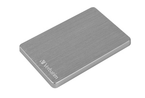 Discul extern Verbatim STORENGO ALU Slim 1TB USB 3.2, aluminiu