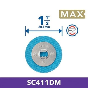 Discuri de slefuire Dremel MAX SC411DM, 3 bucati, 3.2 mm, pentru lemn, plastic, metal - Img 2
