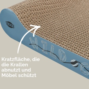 Discuri pentru zgariat pisici TRIXIE Wild Cat cu plante aromatice 41 x 24 x 7 cm - Img 5