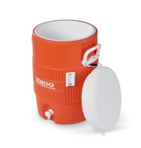 Dispenser de bauturi Igloo 5 Galoni, Capacitate 19 Litri, Culoare Portocalie - Img 2