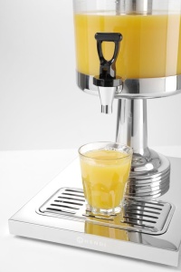 Dispenser de sucuri HENDI 8L cu robinet antitampire, inox si policarbonat - Img 4