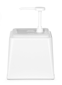 Dispenser sosuri HENDI 2.5L, ABS, BPA-free, alb - Img 3