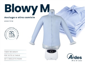 Dispozitiv de calcat si uscat Ardes BLOWY 2-in-1, 1400 W, compact, ajustabil - Img 4