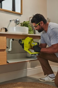 Dispozitiv de curatare a tevilor RYOBI R18DA-0, 7.6 m cablu, 16 mm diametru - Img 9