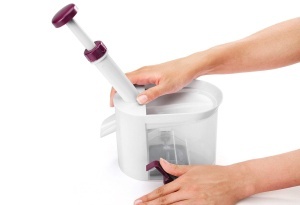 Dispozitiv de Entocare Metaltex 250660084 pentru Ciresi si Mici Olive, Alb - Img 5