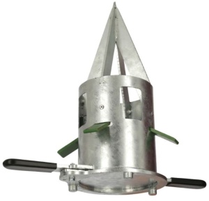 Dispozitiv de golire BigBag Kerbl 29428, controlabil, metal zincat, 459 mm