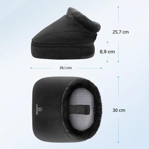 Dispozitiv de masaj pentru picioare COMFIER, 2-in-1, cu caldura, 8 noduri de masaj - Img 8